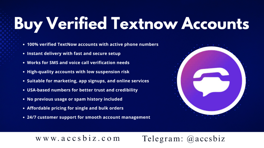 Buy TextNow Accounts